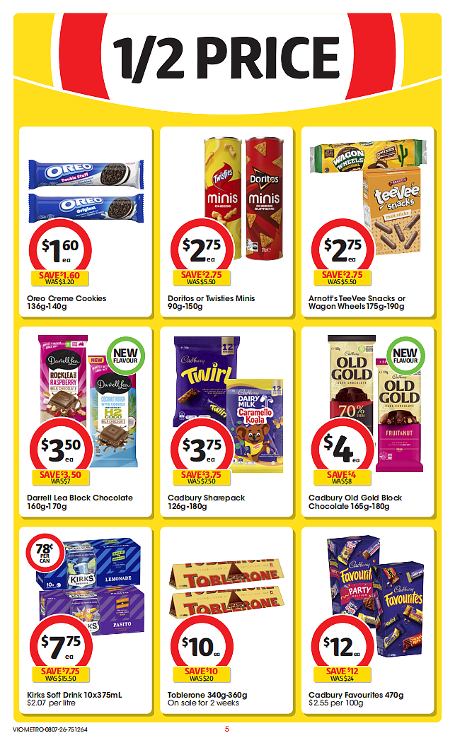 本周最新!澳洲各大超商特价商品一网打尽,大批好物骨折破半价!Woolworths、Coles、Aldi(组图) - 5