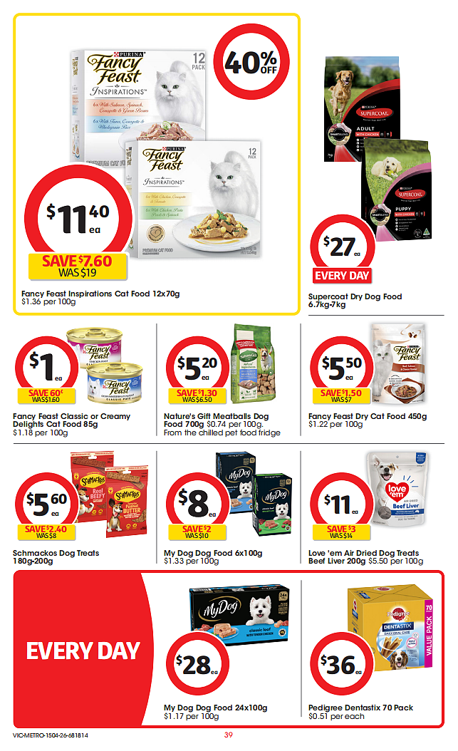 Coles 4月15日-4月21日打折，牛肉派、油、茉莉米半价 - 39