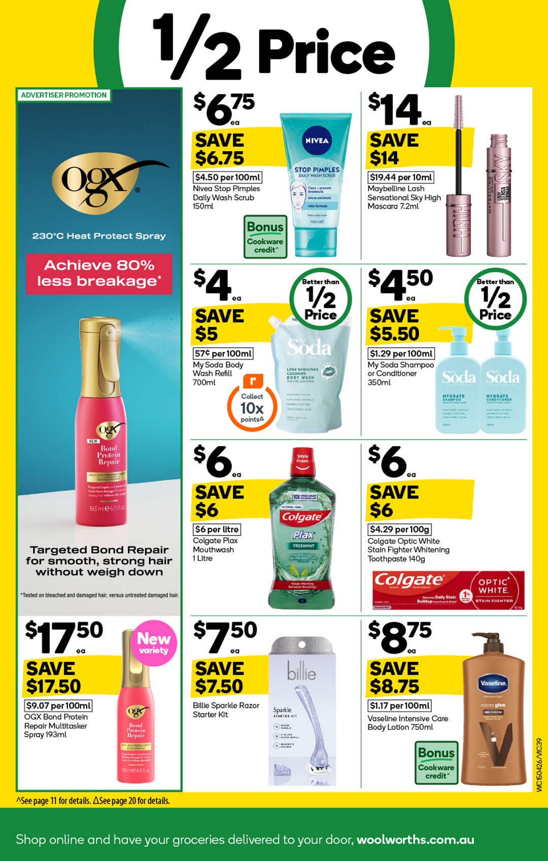 Woolworths 4月15日-4月21日打折,清洁、烧烤用品半价 - 40