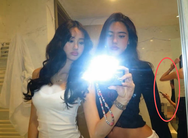 全网怒批!钟丽缇女儿晒自拍,意外曝光他人如厕未打码照片引发热议!钟丽缇发长文道歉(组图) - 1