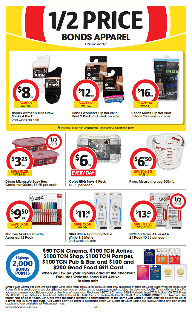 本周最新!澳洲各大超商特价商品一网打尽,大批好物骨折破半价!Woolworths、Coles、Costco(组图) - 41