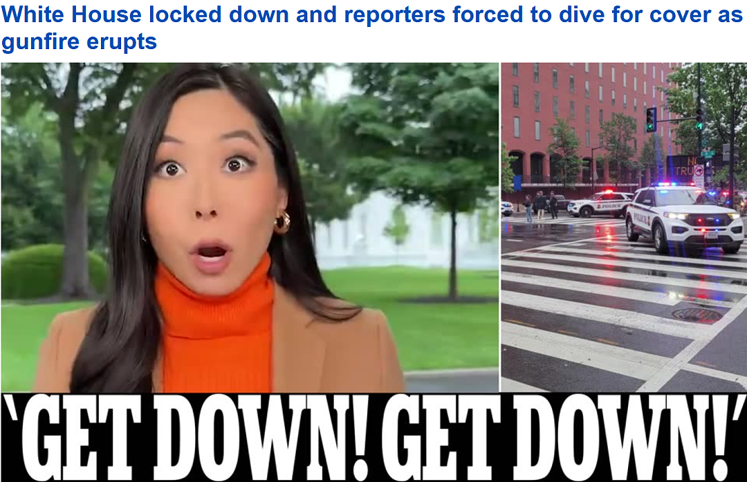 突发!白宫附近数十声枪响,周边区域封锁,枪手遭特勤局击毙!曝伊万卡成暗杀目标(视频/组图) - 1
