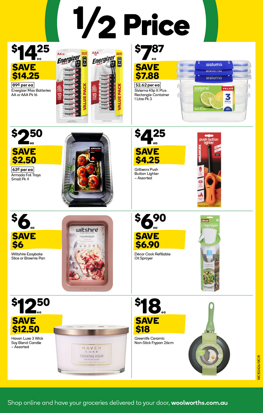 Woolworths 4月15日-4月21日打折,清洁、烧烤用品半价 - 20