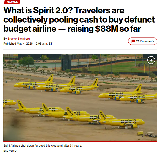美国人号召“全民买下精神航空”，12万人几十个小时认捐6亿+，他却慌了 - 4