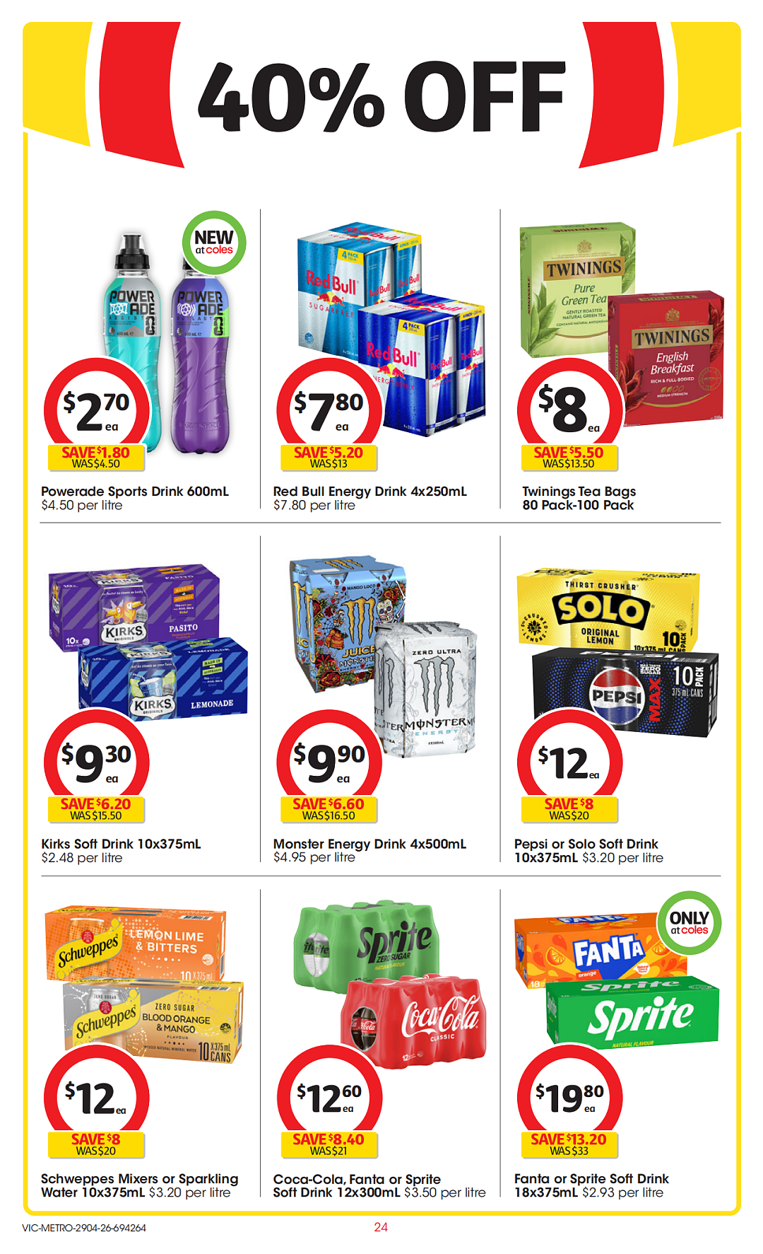 本周最新!澳洲各大超商特价商品一网打尽,大批好物骨折破半价!Woolworths、Coles、Costco(组图) - 24
