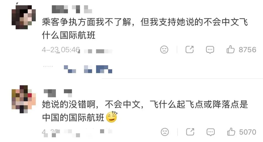 “你连中文都不会讲!”中国女子大闹机舱,咆哮致航班延误,视频曝光网友吵疯了... - 7