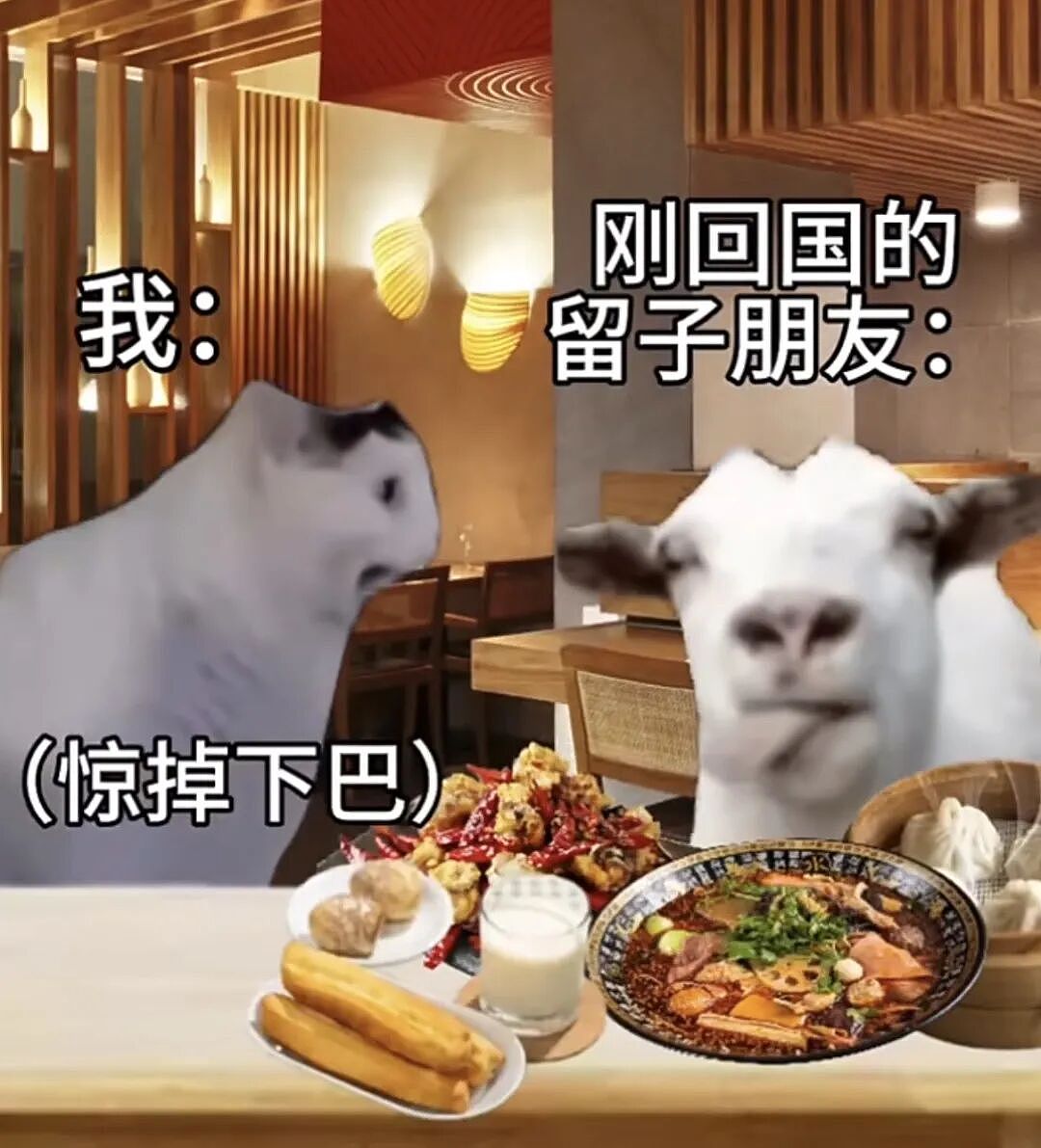 20天胖7斤！留学生回到中国“报复性进食”，话题引网民热议（组图） - 2