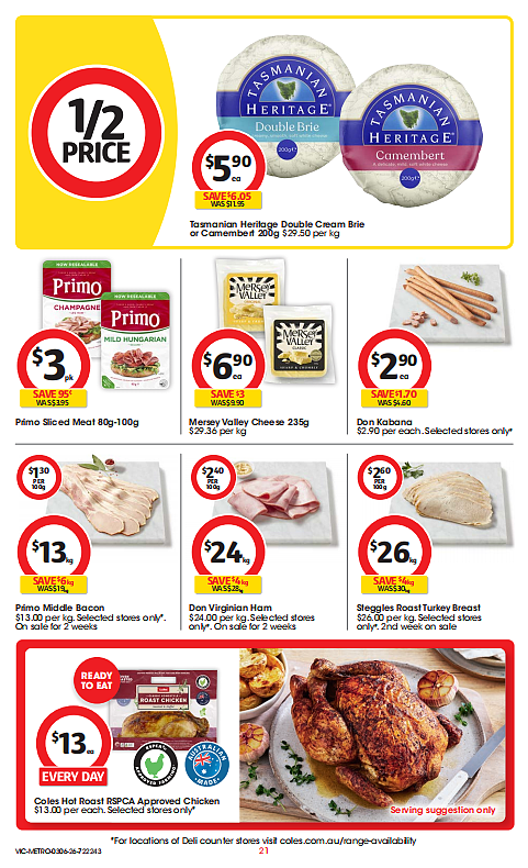 本周最新！澳洲各大超商特价商品一网打尽，大批好物骨折破半价！Woolworths、Coles、Aldi（组图） - 21
