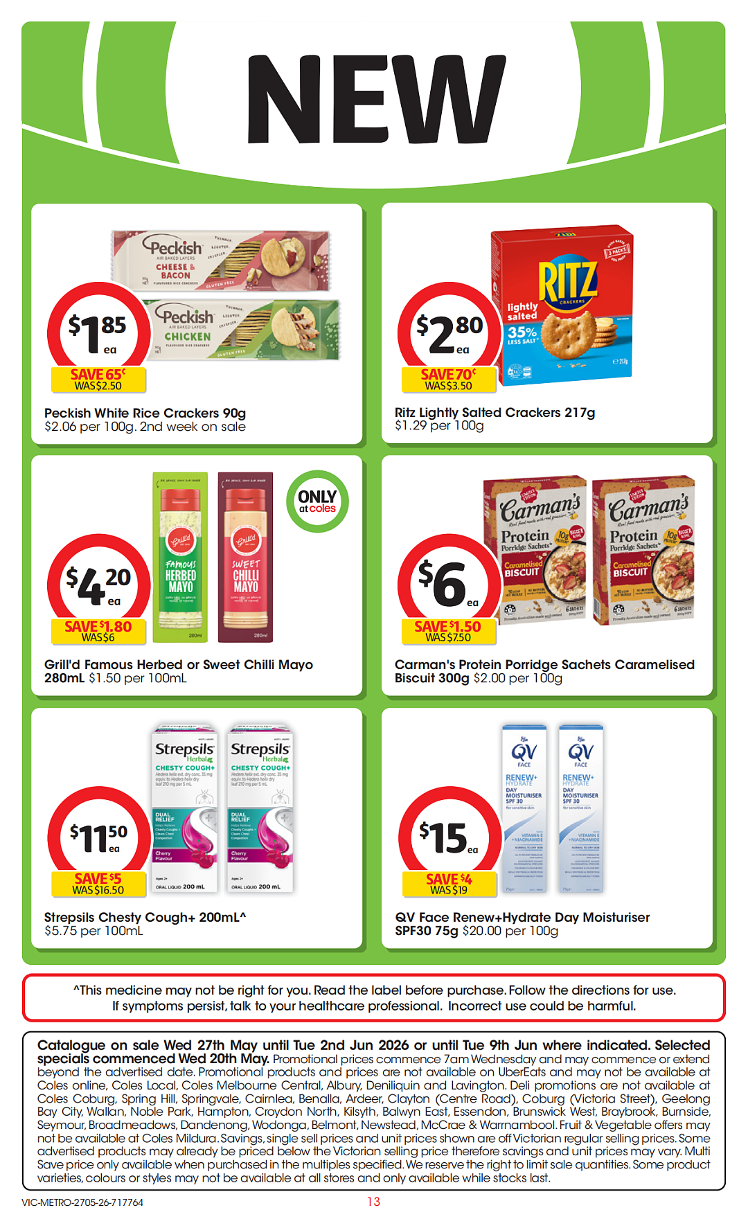 本周最新!澳洲各大超商特价商品一网打尽,大批好物骨折破半价!Woolworths、Coles、Aldi(组图) - 69