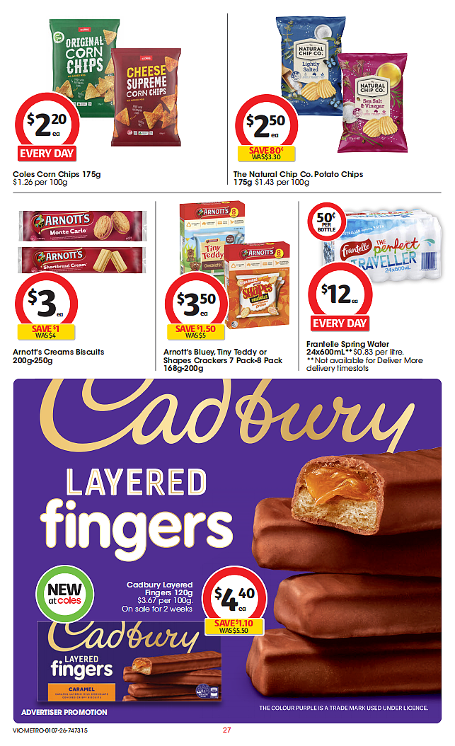 本周最新！澳洲各大超商特价商品一网打尽，大批好物骨折破半价！Woolworths、Coles、Aldi（组图） - 27