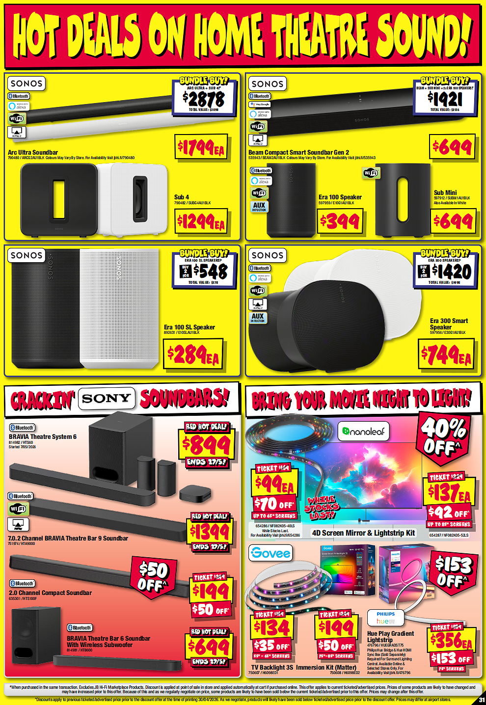 JB Hi-Fi最新折扣目录！三星Galaxy Z Flip7、Galaxy S25 Ultra立省$400 - 31