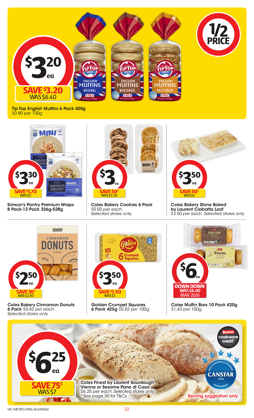 本周最新!澳洲各大超商特价商品一网打尽,大批好物骨折破半价!Woolworths、Coles、Costco(组图) - 22