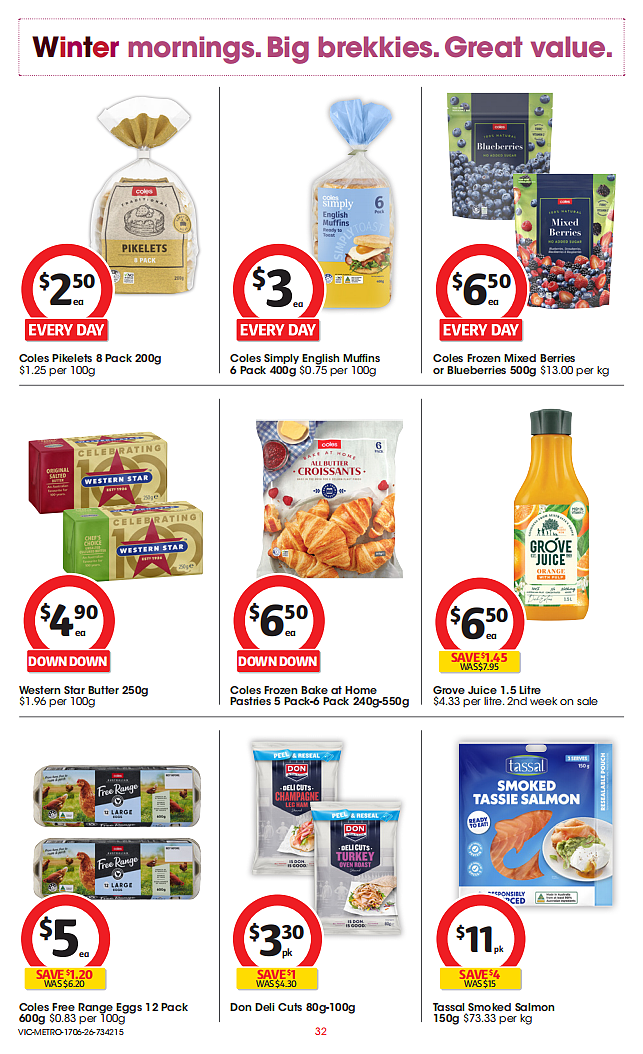 本周最新！澳洲各大超商特价目录，Woolworths、Coles、Costco（组图） - 32