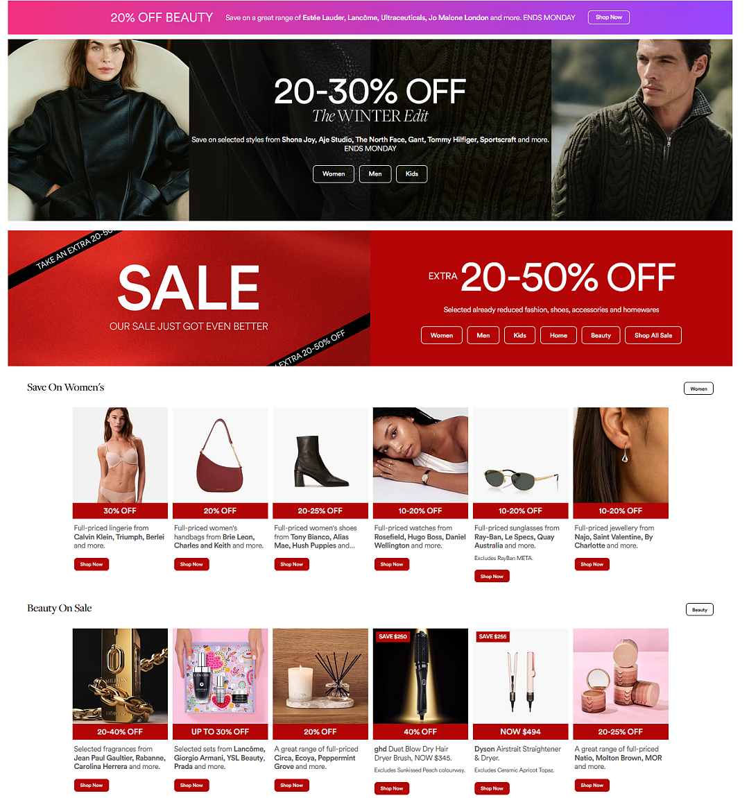 10pm截止！【David jones】大牌美妆/护肤品8折 + 再减20% - 4