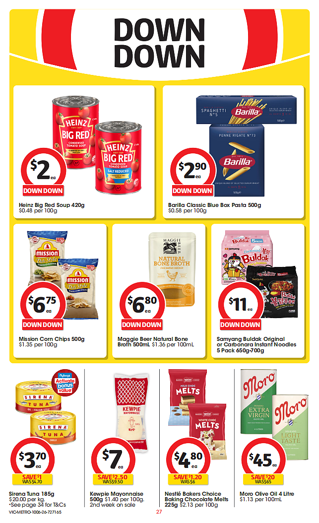 本周最新!澳洲各大超商特价商品一网打尽,大批好物骨折破半价!Woolworths、Coles、Costco(组图) - 27