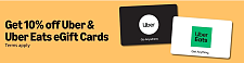 【亚马逊】澳洲 Uber / Uber Eats 礼物卡 特卖