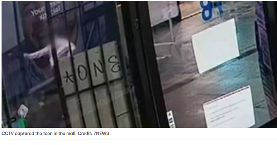 阿德12岁男孩藏砍刀穿行Rundle Mall,警方当场抓捕! - 1