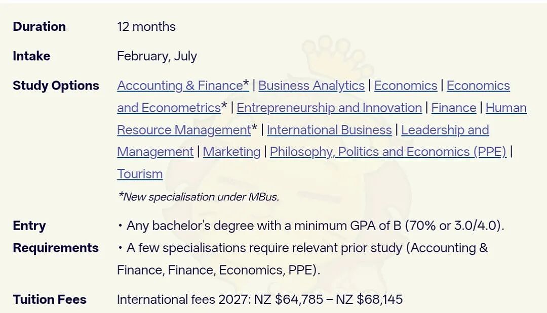 【留学申请】奥塔哥大学三重认证商学院+$15000奖学金+QS前200! - 5