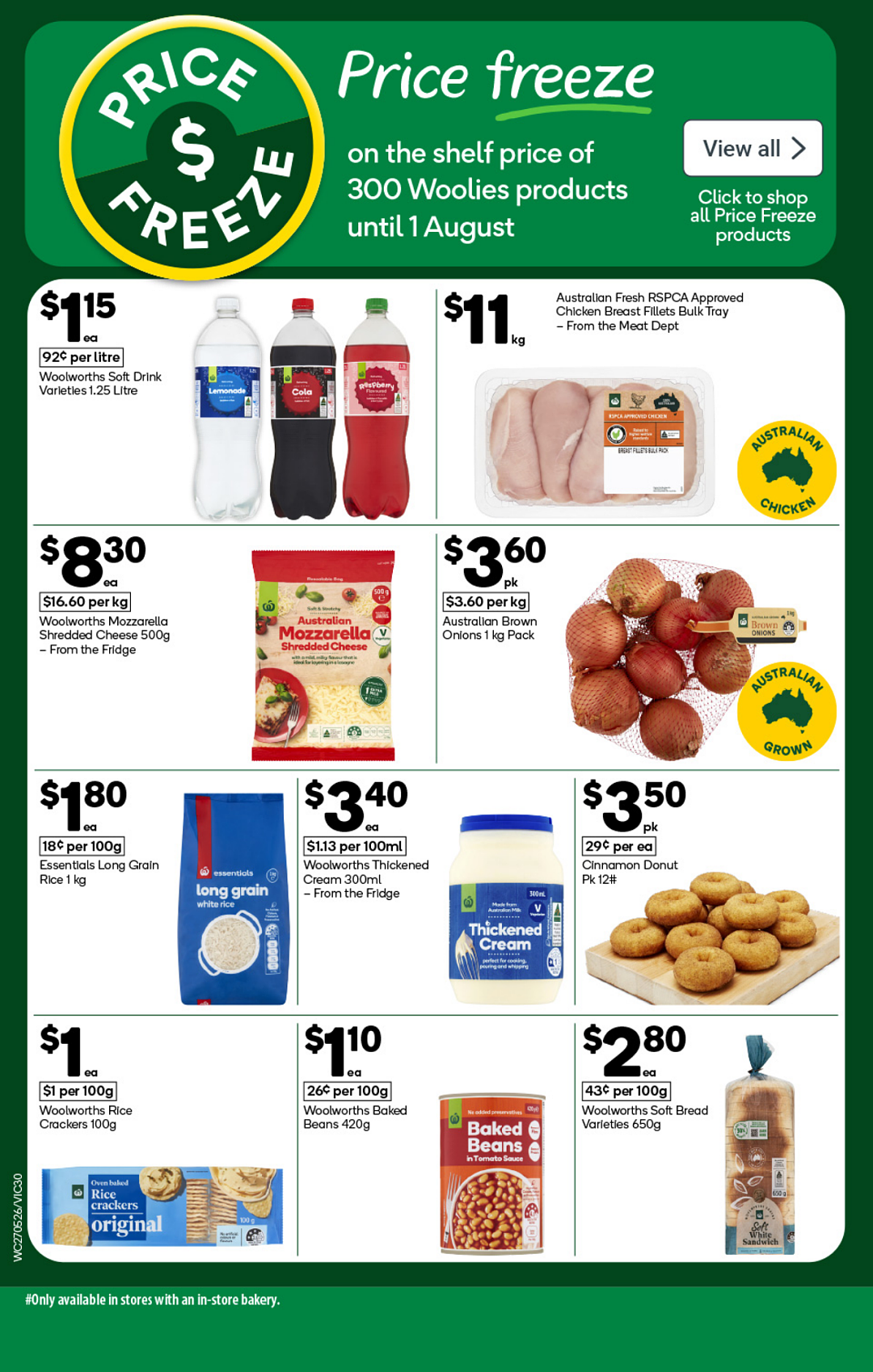 本周最新!澳洲各大超商特价商品一网打尽,大批好物骨折破半价!Woolworths、Coles、Aldi(组图) - 28