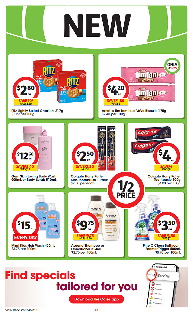 本周最新！澳洲各大超商特价商品一网打尽，大批好物骨折破半价！Woolworths、Coles、Aldi（组图） - 13