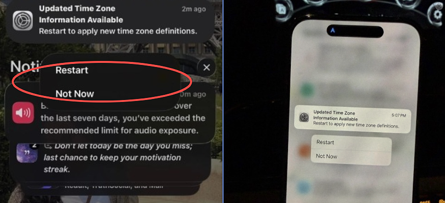 刚刚！全球iPhone用户炸锅，苹果突然要求重启、日历错乱（组图） - 5