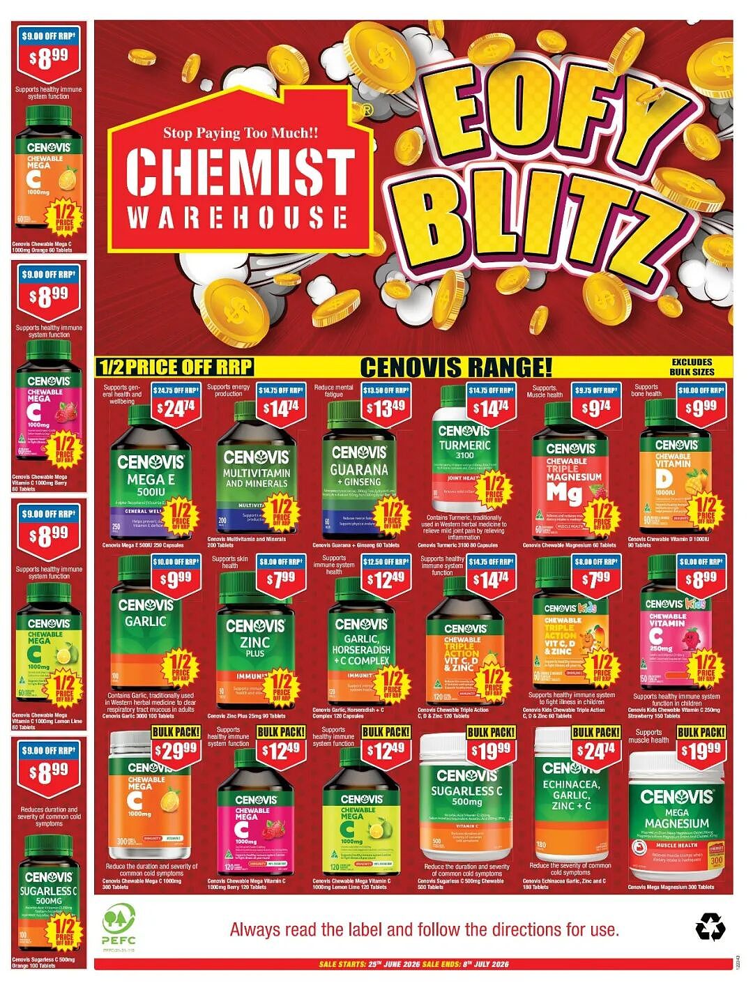 给力周期 + 限时满30刀就包邮！【Chemist Warehouse】药店 最新一期优惠目录 - 43
