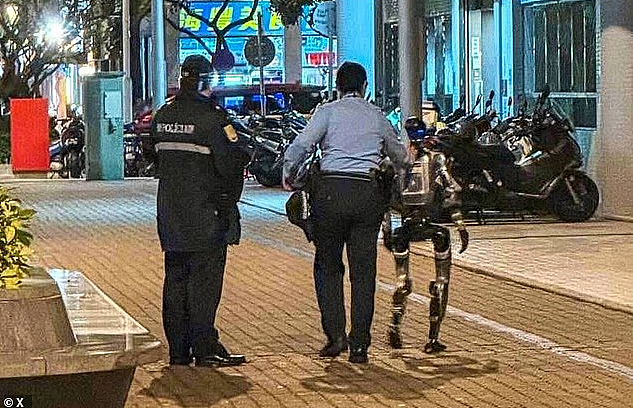 电影照进现实!人形机器人首次被警察“带走”,70岁老太太被吓到当场送医(组图) - 3