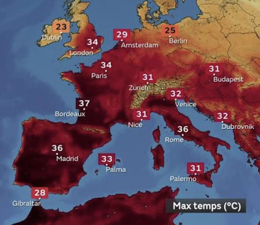 欧洲多国连破40°+高温，仅2成家庭有空调？巴黎急救接4倍心脏骤停报警… - 9