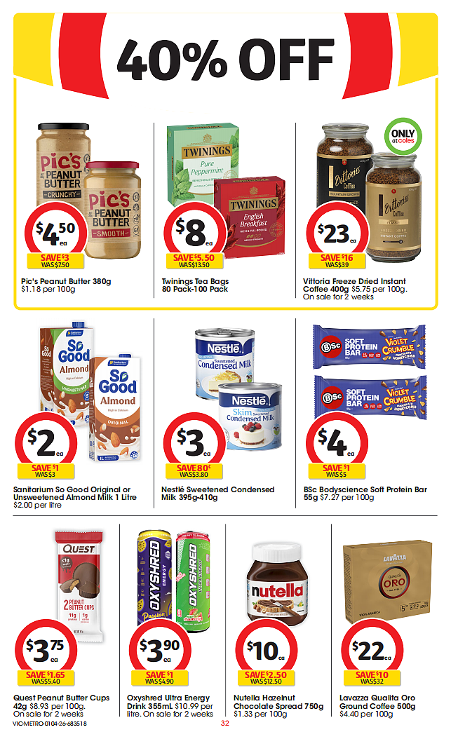 本周最新！澳洲各大超商折扣目录，Woolworths、Coles、Costco、优衣库...（组图） - 32
