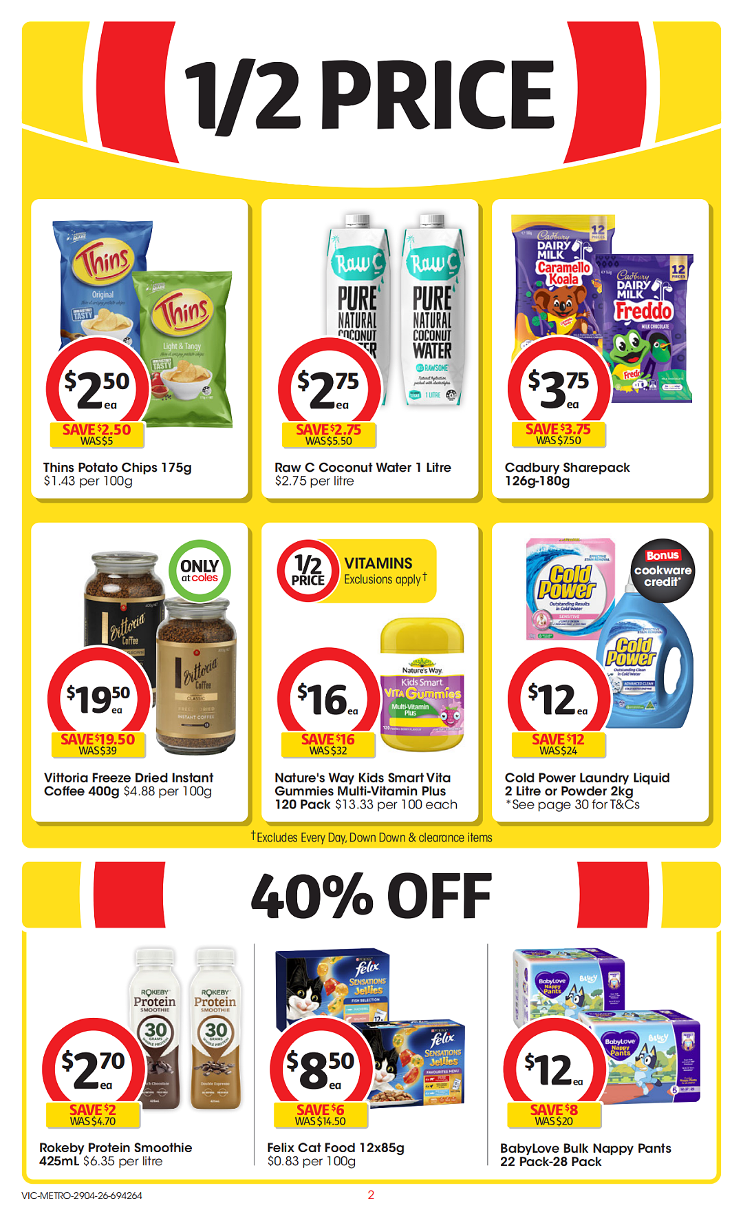 本周最新!澳洲各大超商特价商品一网打尽,大批好物骨折破半价!Woolworths、Coles、Costco(组图) - 2