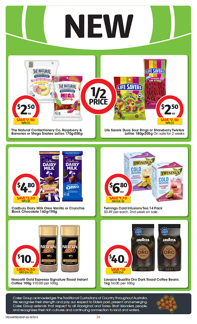 本周最新！澳洲各大超商特价商品一网打尽，大批好物骨折破半价！Woolworths、Coles、Aldi（组图） - 24