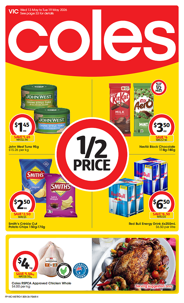 本周最新！澳洲各大超商特价商品一网打尽，大批好物骨折破半价！Woolworths、Coles、Aldi（组图） - 1