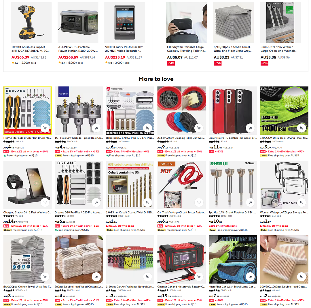 首轮财年末活动！【AliExpress】澳洲站 海量商品 特卖 + 折上折 + 再送25刀 - 1