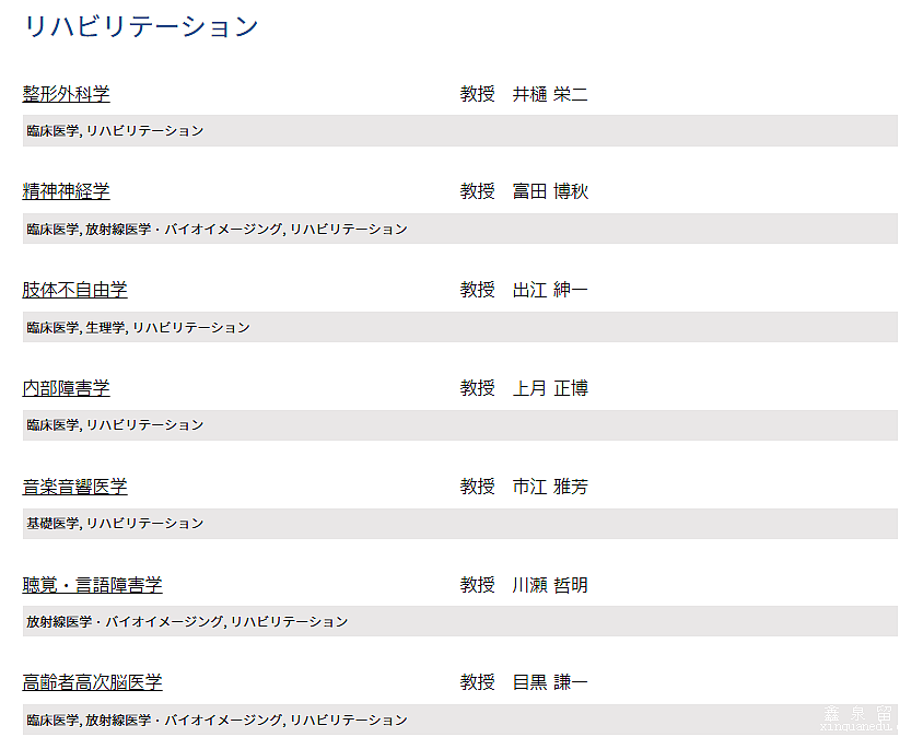 日本康复学相关专业详细介绍~ - 7