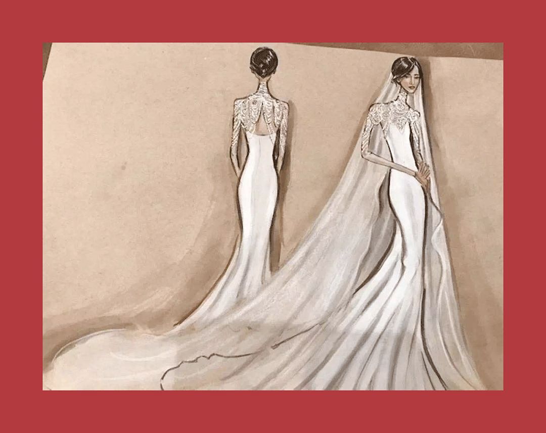 【时尚】2019最美新娘子们｜凡尔赛宫的婚宴，12套婚纱，8300个小时手工刺绣 - 33