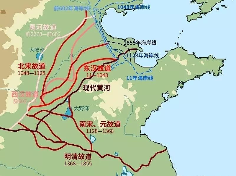 【历史】被黄河改变的命运：中国古代四条大河变迁史 - 17