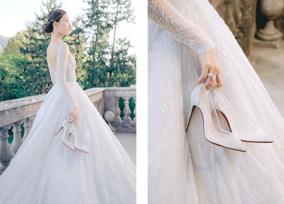 【时尚】2019最美新娘子们｜凡尔赛宫的婚宴，12套婚纱，8300个小时手工刺绣 - 91