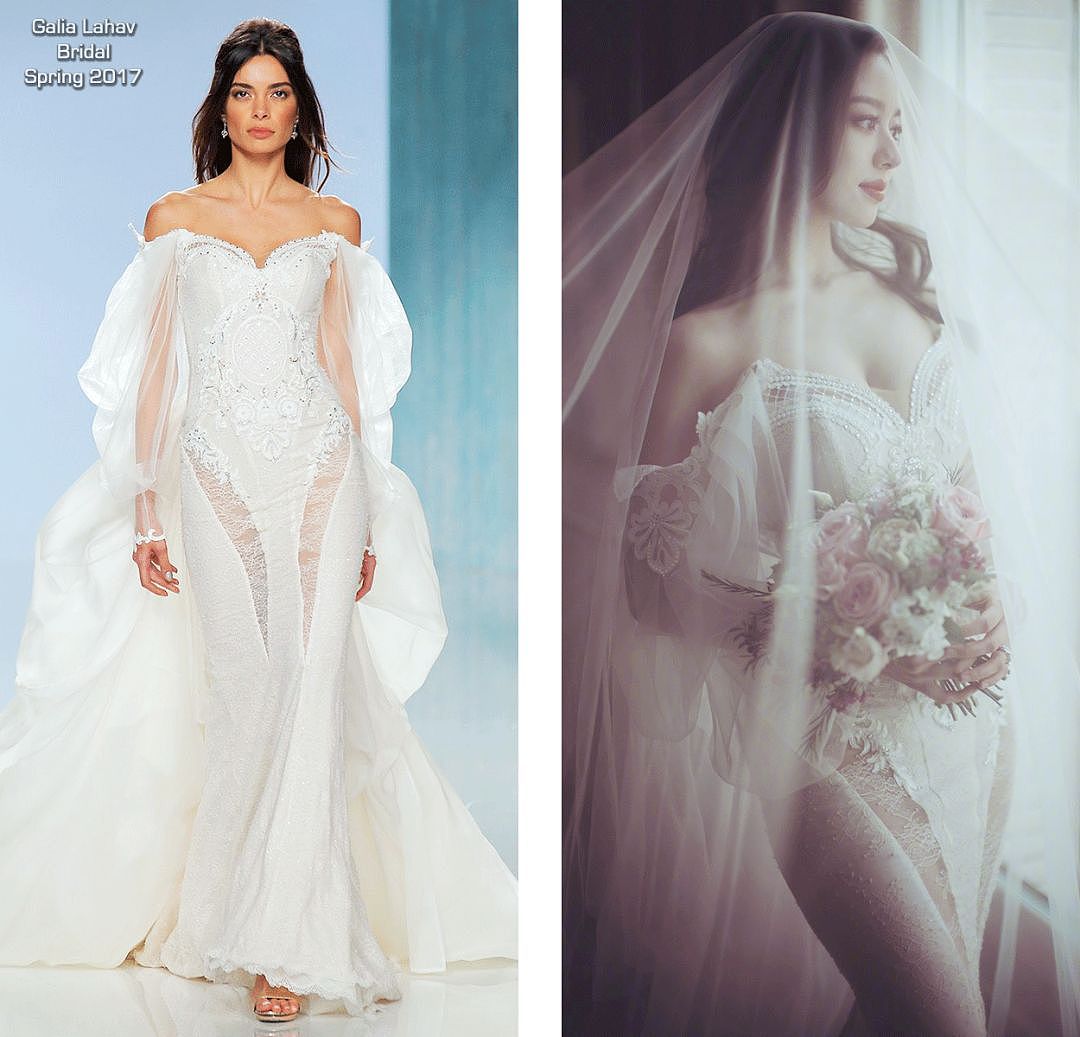 【时尚】2019最美新娘子们｜凡尔赛宫的婚宴，12套婚纱，8300个小时手工刺绣 - 46