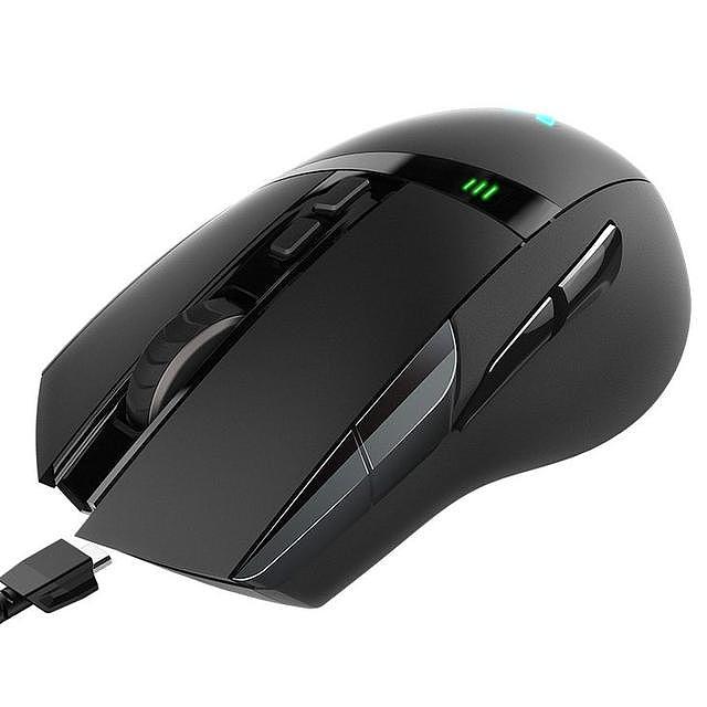 黑科技 无线充 雷柏VT350Q无线充电电竞游戏鼠标上市
