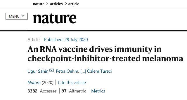 癌症疫苗+PD-1抑制剂，mRNA三巨头齐布局药物联用进展如何？