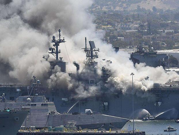 美军多艘军舰连续起火，军舰防火难在哪？人员才是最重点
