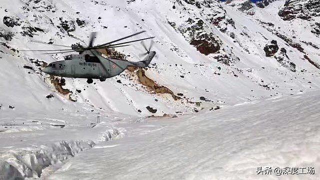 印度军长下军令状！印军米26巨型直升机：空运推土机上4000米高原