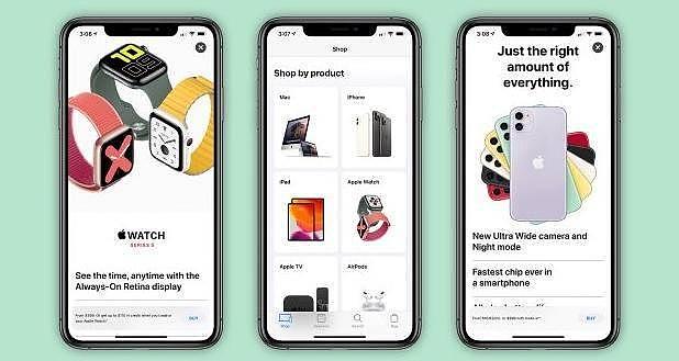 苹果发布Apple Store重大更新：丰富视觉效果，升级购物体验