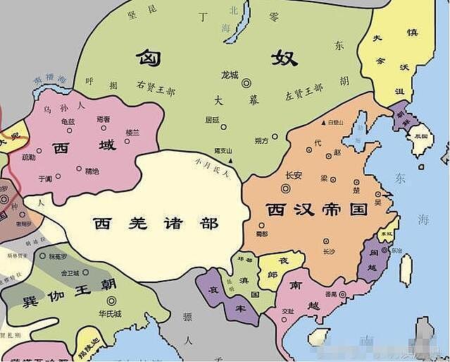 刘邦虽然建立了汉朝，但统治之初疆域却少得可怜