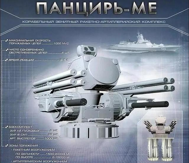 俄式海铠甲颜值爆表，12根炮管32枚导弹，也打不过中国一门1130炮