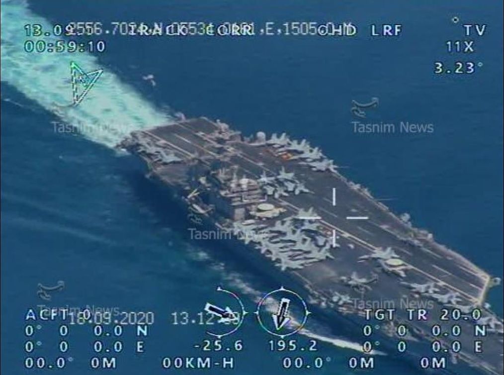 突破了！伊朗国产无人机近距离锁定美军航母，美第五舰队拒绝评论
