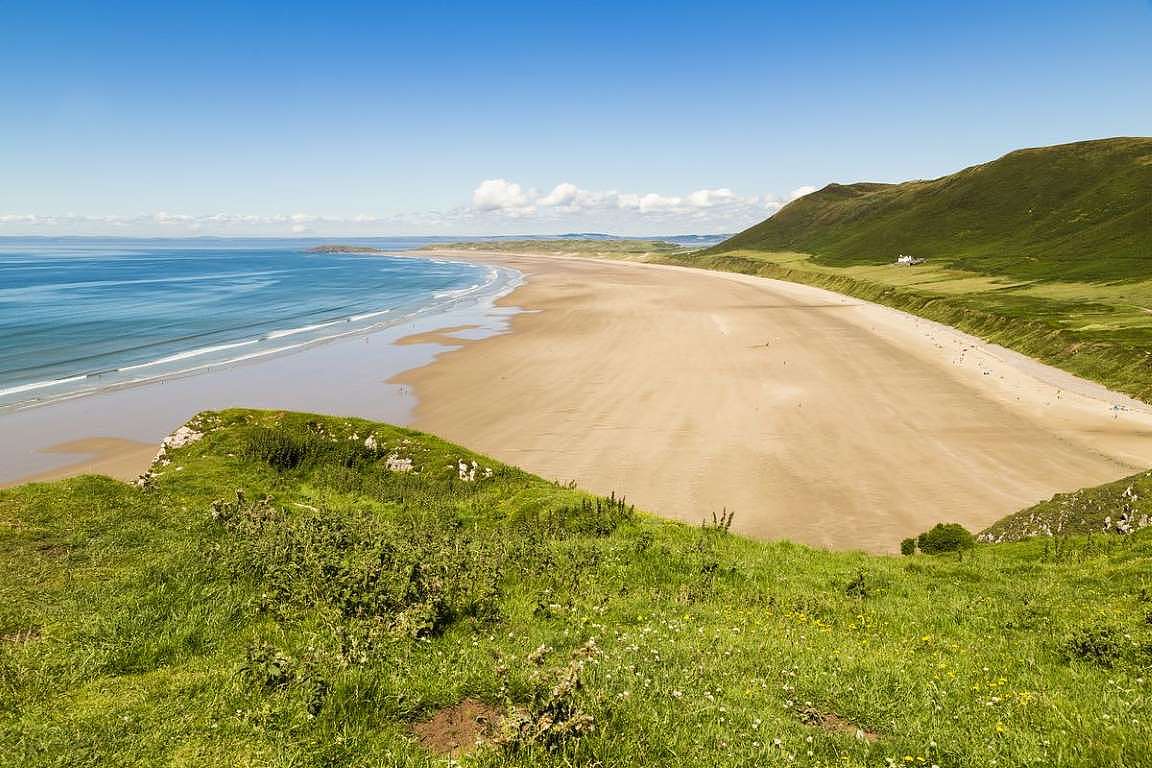 旅行看世界：盘点威尔士最适合避暑的7个海滩，一起看看吧