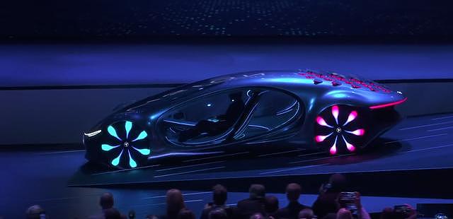 奔驰阿凡达概念车亮相CES 2020，全车身RGB，灯效酷炫