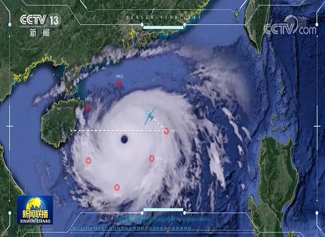 勇斗台风，国产无人机对台风展开空中探测，彰显强大海上侦查能力