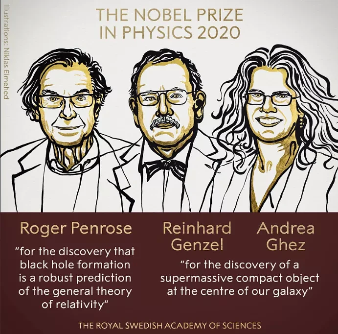 刚刚，诺贝尔物理学奖颁给了霍金的战友们！黑洞“吸纳”全部奖金